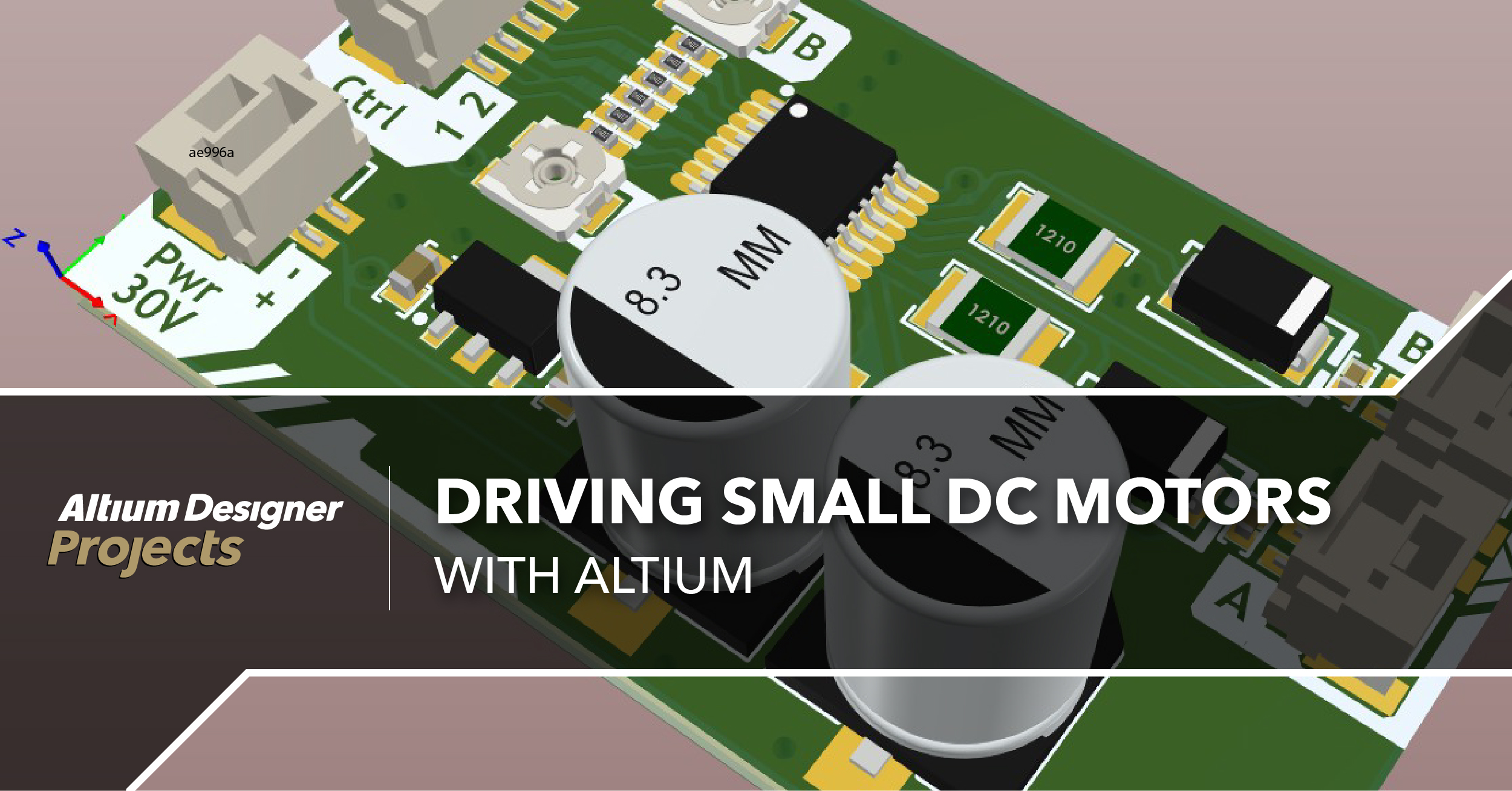 Altium Designerによる小型DCモーターの実装 | PCB設計ツール